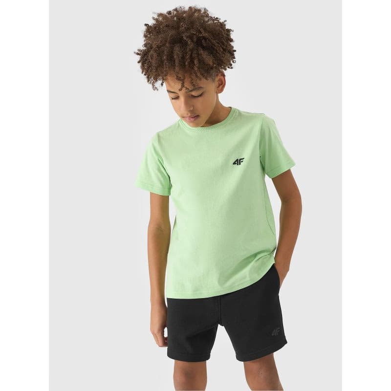 Chlapčenské teplákové kraťasy 4F JUNIOR SHORTS CAS-JWSS24TSHOM272-20S-DEEP BLACK 3