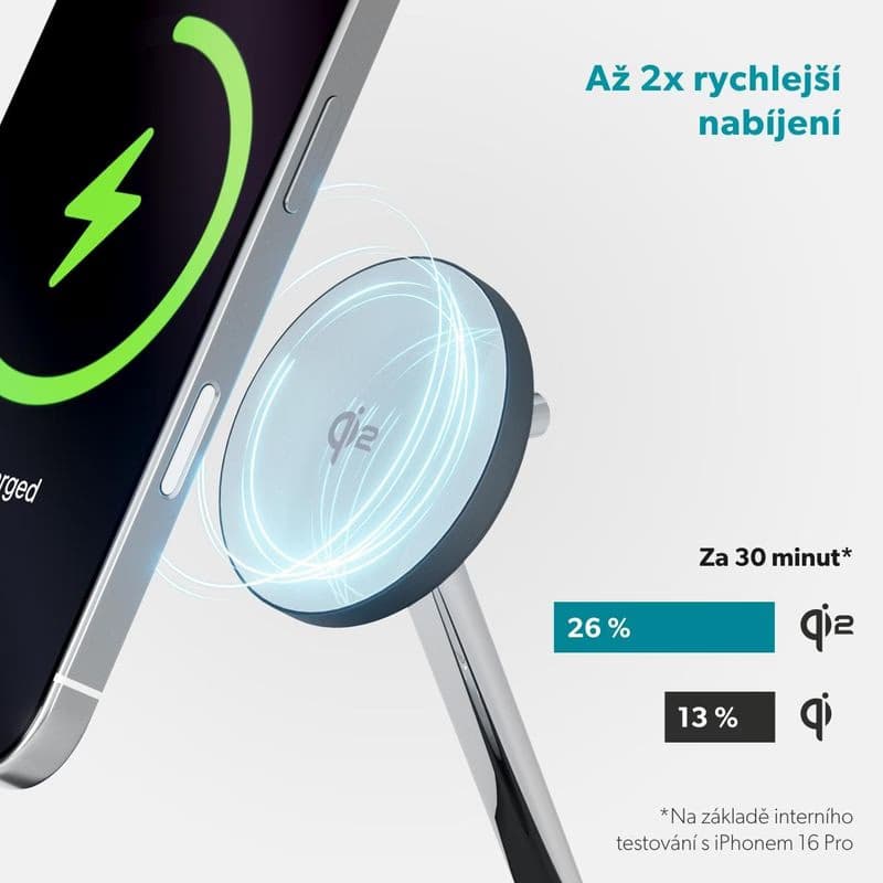Epico UltraBase Qi2 2in1 Mag+ stojanček EX40-čierna 4