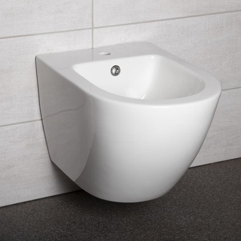 KERRA - Bidet závesný Delos (biele lesklé) 5907548117281 2