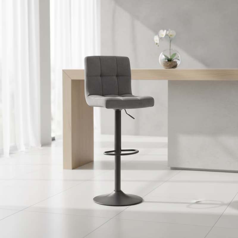 Signal Barová stolička C-105 Velvet | sivá