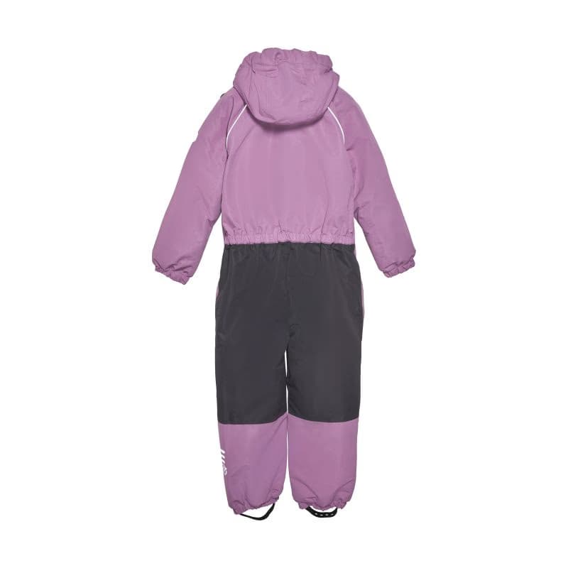 Dievčenský zimný overal COLOR KIDS Coverall W. Contrast, argyle purple 3