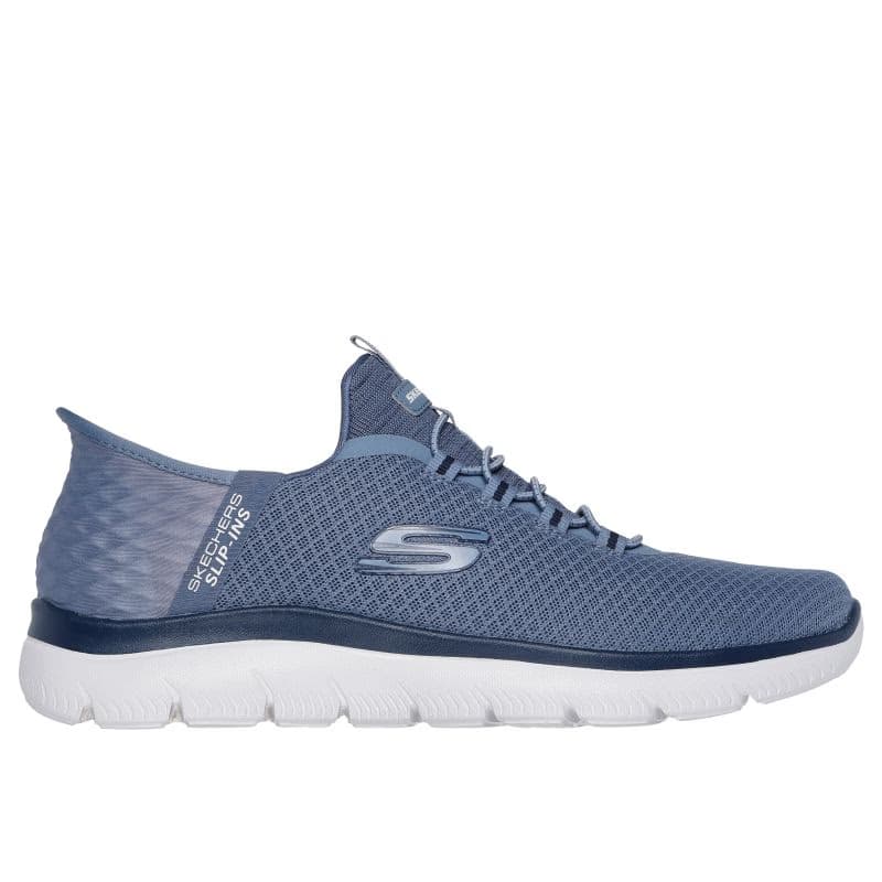 Pánska rekreačná obuv SKECHERS Summits High Range Slip-Ins M slate white 2