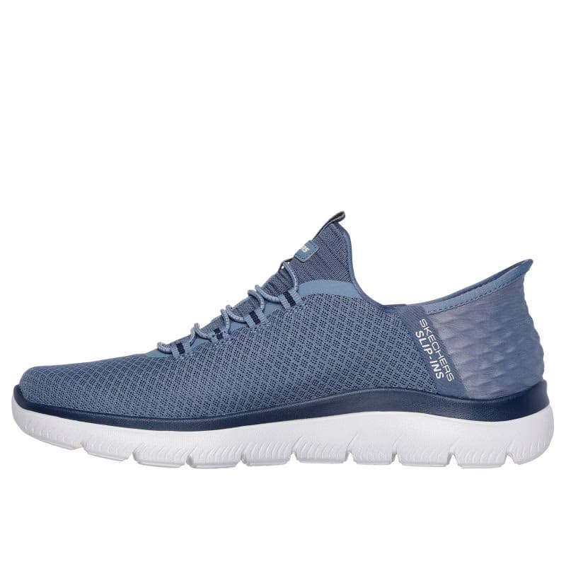 Pánska rekreačná obuv SKECHERS Summits High Range Slip-Ins M slate white 3