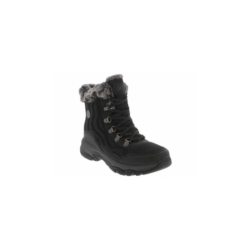 Dámske vysoké zimné topánky SKECHERS Trego Stormie WP W black black