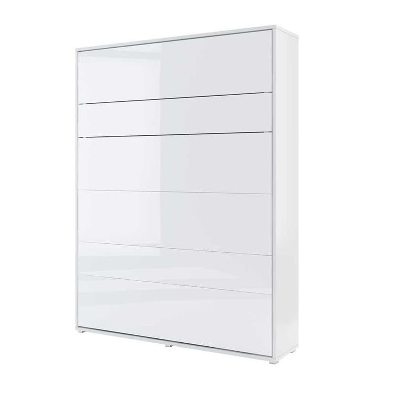 Dig-net nábytok Sklápacia posteľ Lenart BED CONCEPT BC-12p biely lesk | 160 x 200 cm 2
