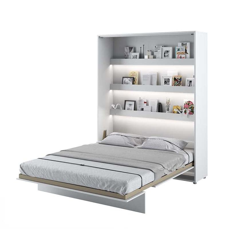 Dig-net nábytok Sklápacia posteľ Lenart BED CONCEPT BC-12p biely lesk | 160 x 200 cm 5