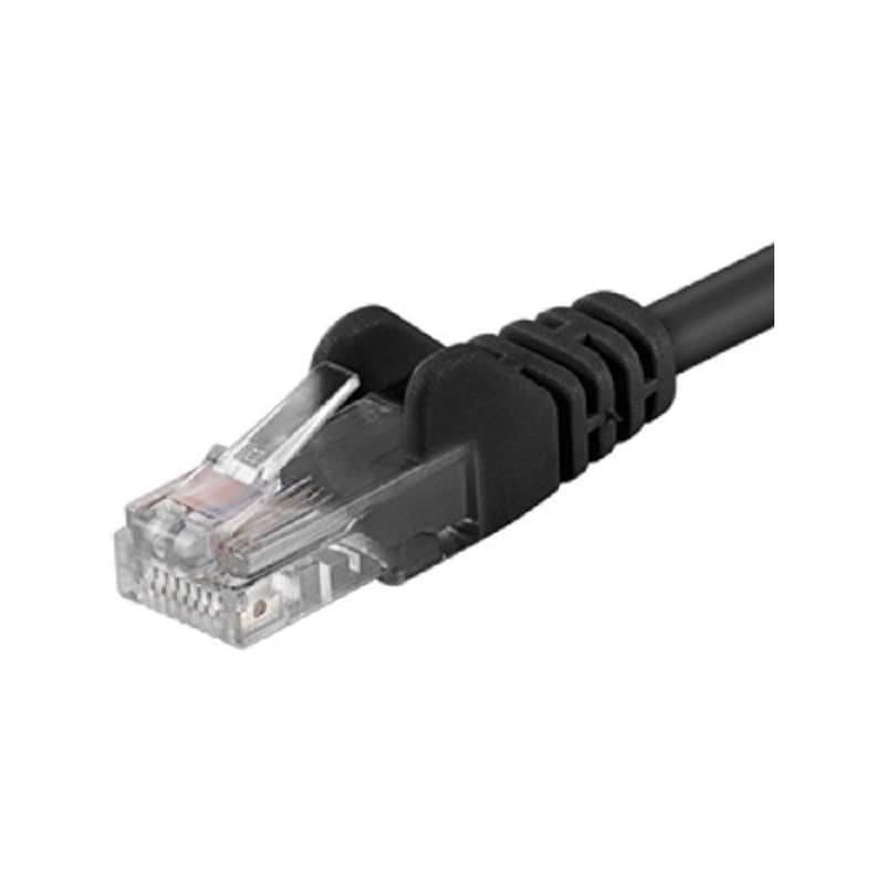 PremiumCord Patch kábel UTP RJ45-RJ45 CAT6 7m čierna