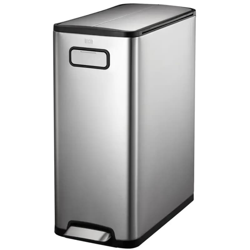 Odpadkový kôš Eko Ecofly 20+20l inox mat 937740