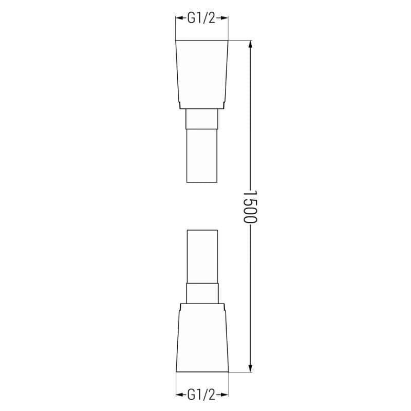 MEXEN/S - Uno DR33 sprchová zostava podomietková, chróm 71435DR33-00 4