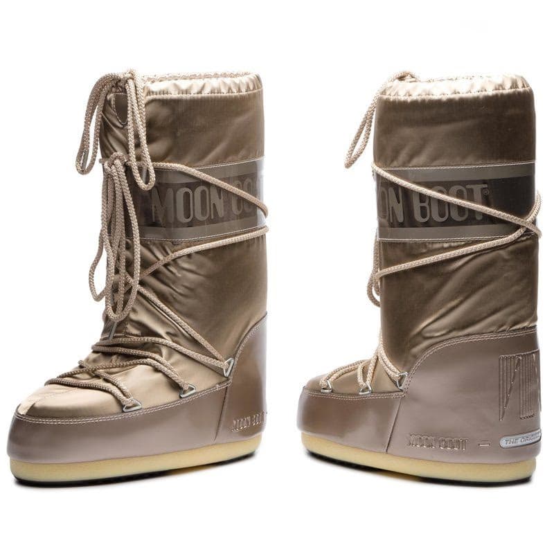 Dámske vysoké zimné topánky MOON BOOT ICON GLANCE, 001 platinum 5