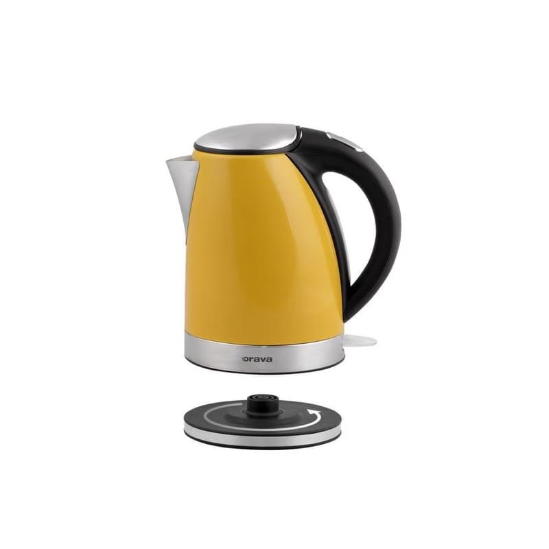 Orava VK-3217 Y rýchlovarná kanvica, 2000 W, 1.7 l, automatické vypnutie, žltá 4