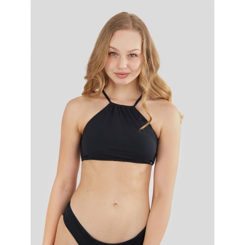 Dámske plavky vrchný diel FUNDANGO Hogg High Neck Top-890-black 2