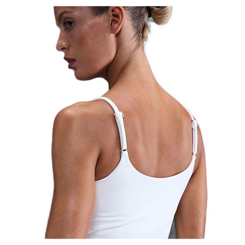 Dámske tréningové tielko NIKE W NK ONE DF TANK CPSL SPD WHITE BLACK 3