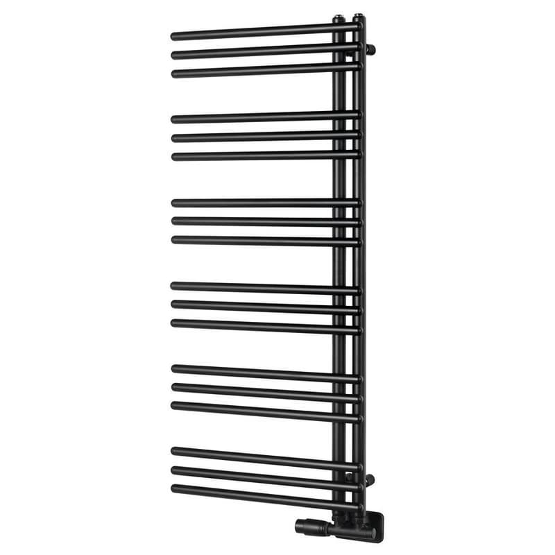 AQUALINE - POSEIDON vykurovacie teleso 450x1140, čierna mat PS411B 5