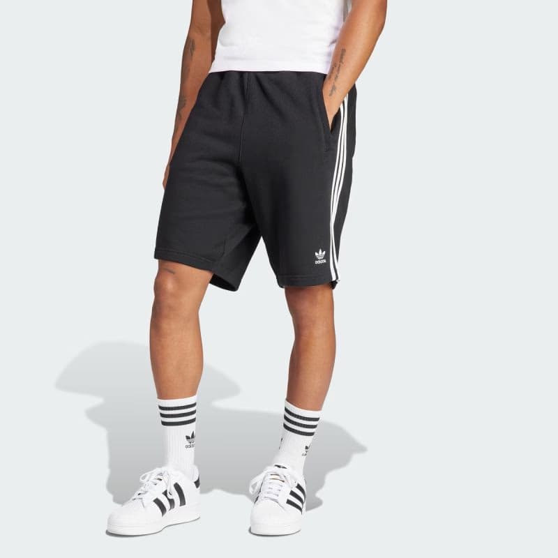 Pánske teplákové kraťasy ADIDAS ORIGINALS 3-STRIPE SHORT-BLACK 2