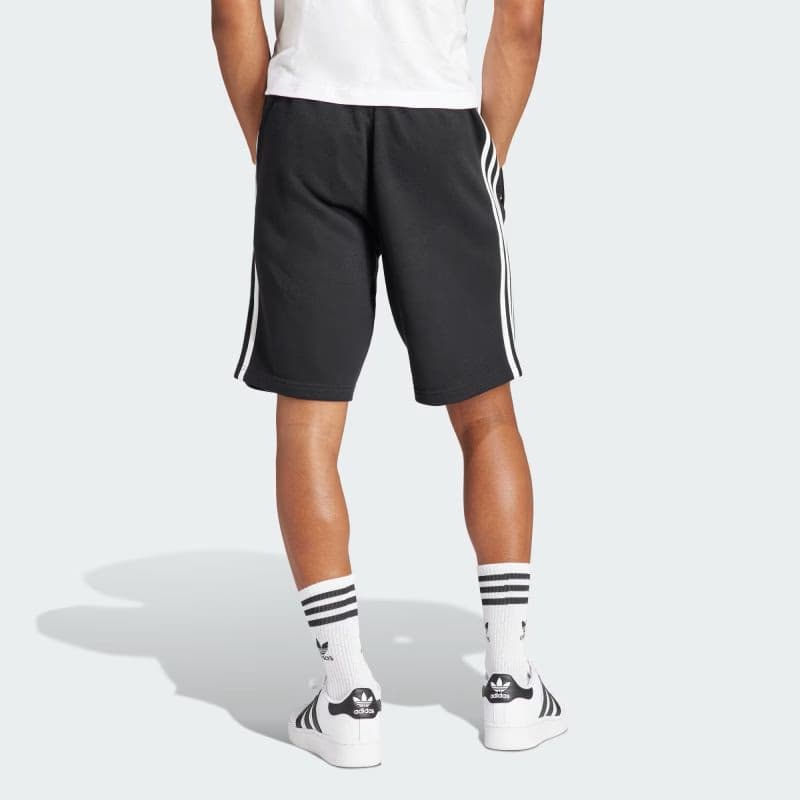 Pánske teplákové kraťasy ADIDAS ORIGINALS 3-STRIPE SHORT-BLACK 4