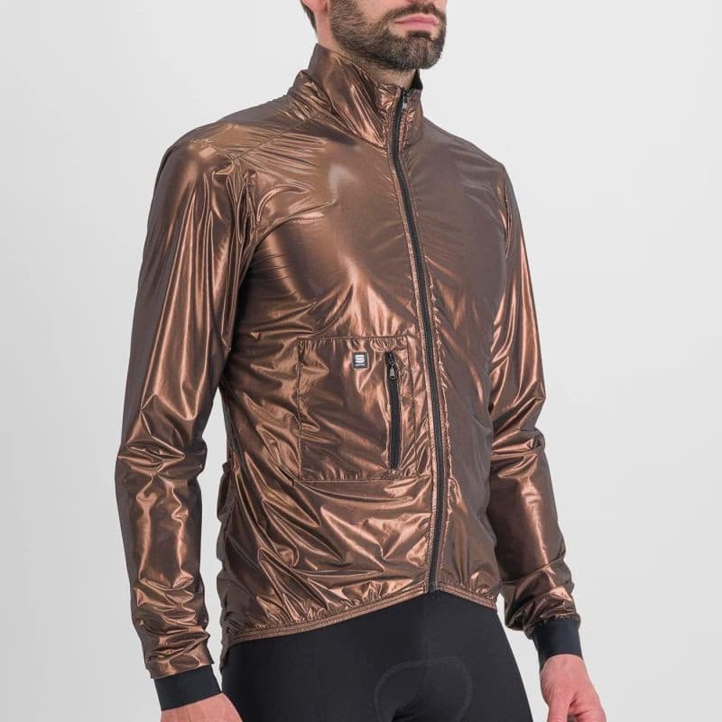 Pánska cyklistická bunda SPORTFUL Giara packable jacket, metal bronze 4