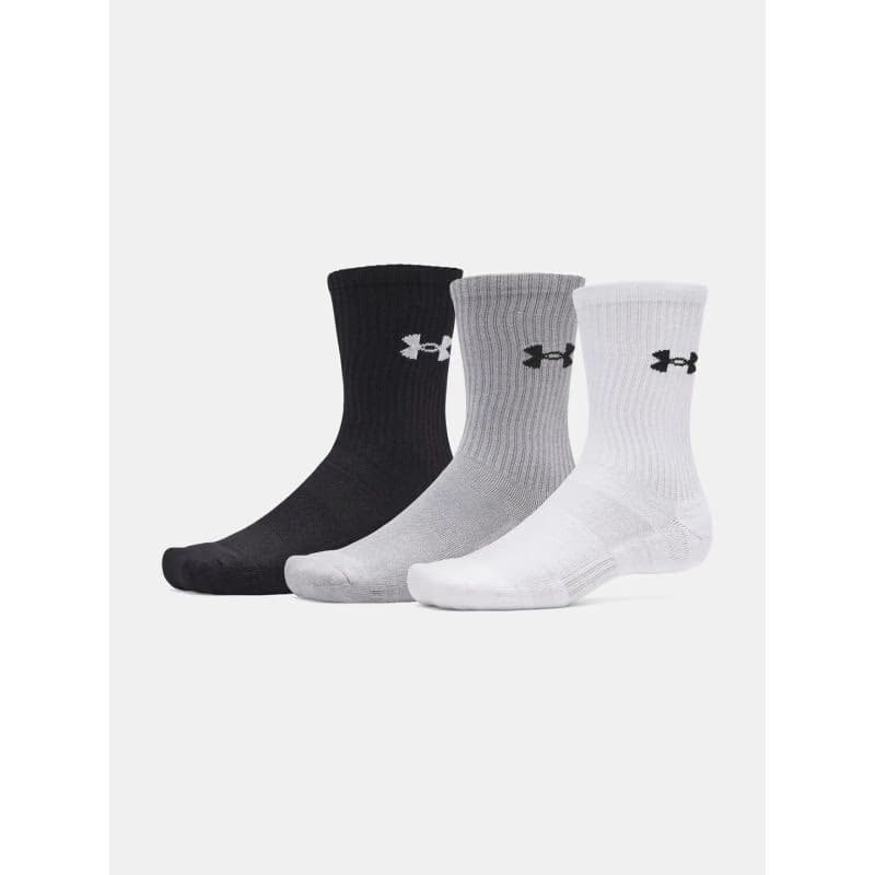 Ponožky UNDER ARMOUR 3 PACK-UA Performance Cotton Crw-WHT 2