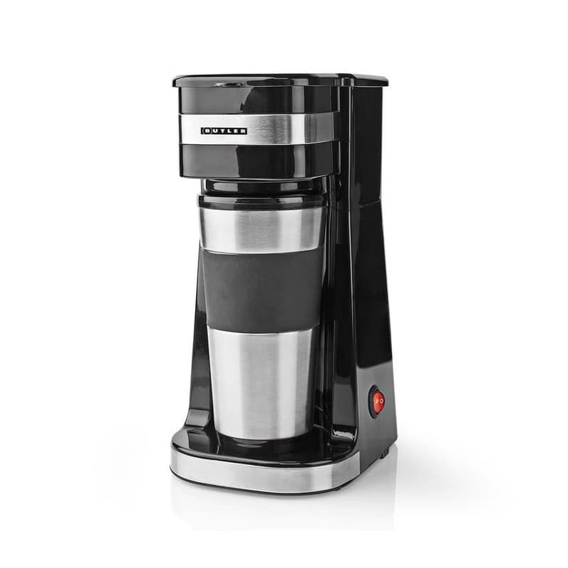 Butler - kávovar na jeden hrnček 0,4 l s cestovným hrnčekom 750 W/230 V nerez/čierna 16100131