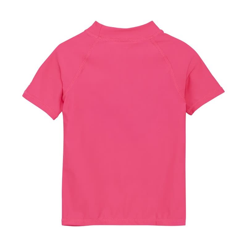 Detské tričko na kúpanie COLOR KIDS T-shirt W. Print-5170-Knockout Pink 2