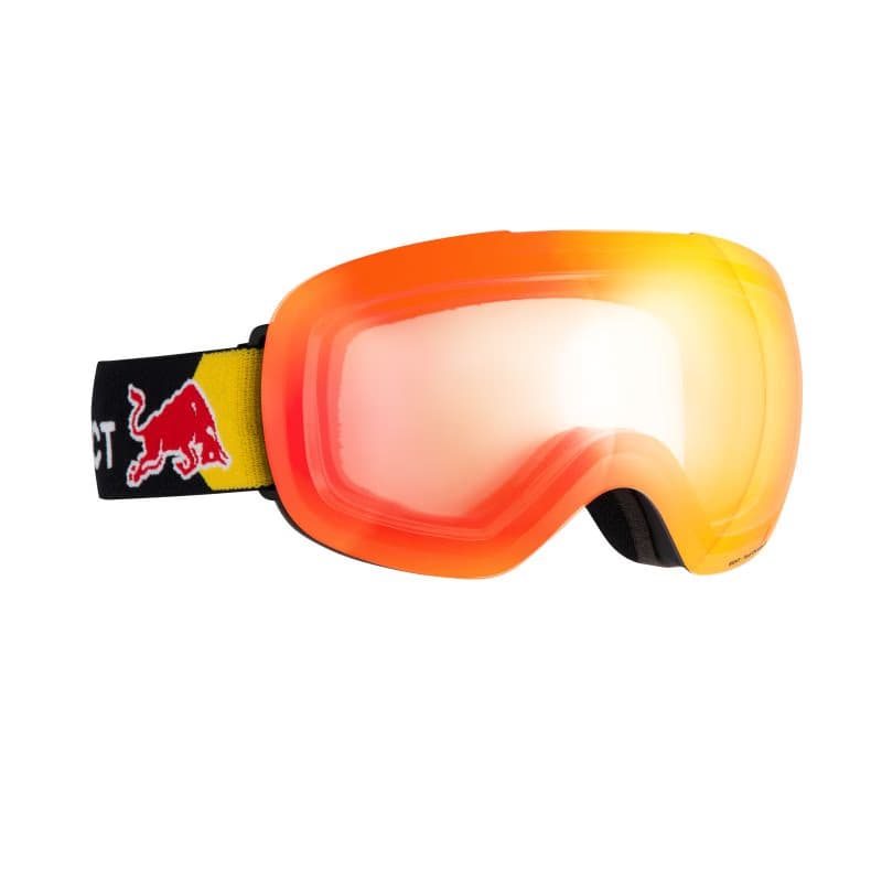 Lyžiarske okuliare RED BULL SPECT BENT-01REX, black brown with red mirror Photochrome S1-3 3