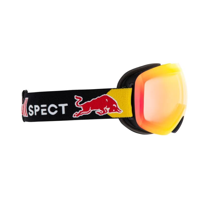 Lyžiarske okuliare RED BULL SPECT BENT-01REX, black brown with red mirror Photochrome S1-3 4