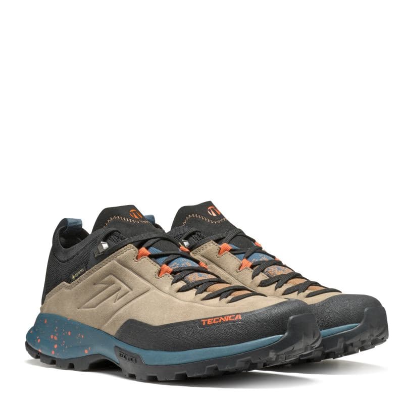 Pánska nízka turistická celokožená obuv TECNICA Forge Hike GTX Ms, sand icon orange 4