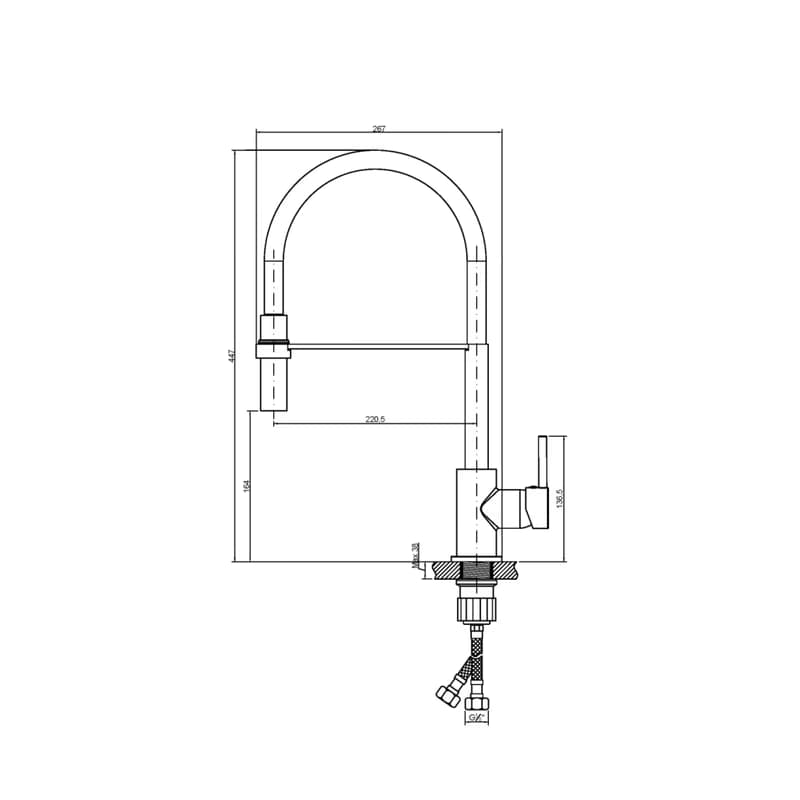 INVENA INVENA - Drezová batéria CHAMELEON, čierna BZ-29-L04-C 2