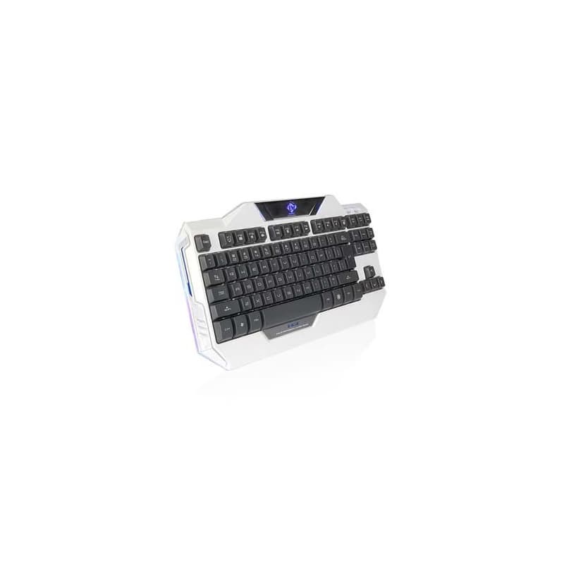 E-blue Auroza sada klávesnica káblová (USB) US, biela s optickou hráčskou myšou, herná 5