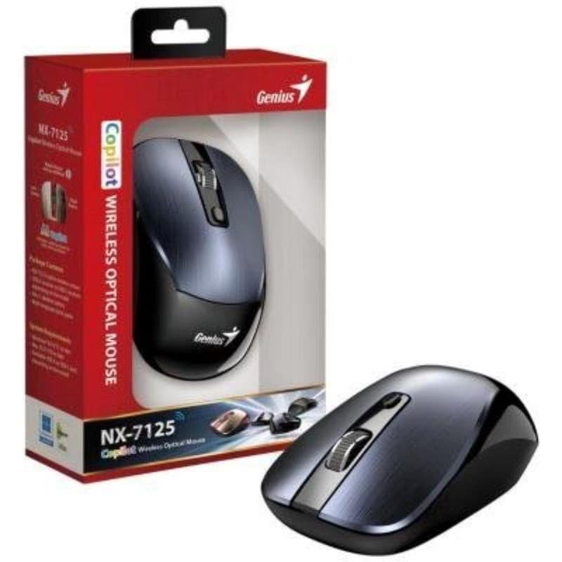 GENIUS myš NX-7125 Iron Grey/ 1200 dpi/ bezdrôtová/ Copilot/ kovovo šedá 4
