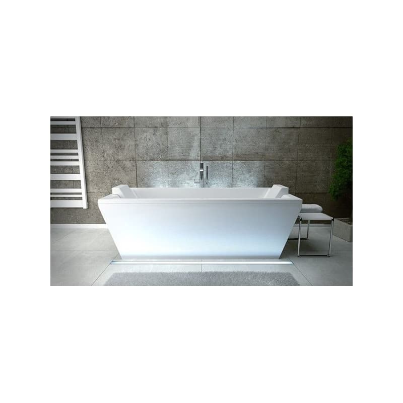 BESCO - Voľne stojaca vaňa VERA (LUZZI) - Farba - Biela, Rozmer vane - 170 × 75 cm VANLUZ170