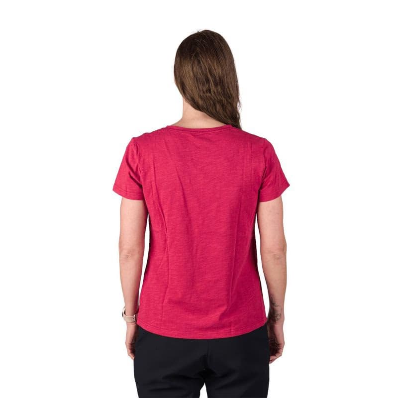 Dámske turistické tričko s krátkym rukávom NORTHFINDER GRACIANA-510cherry 5