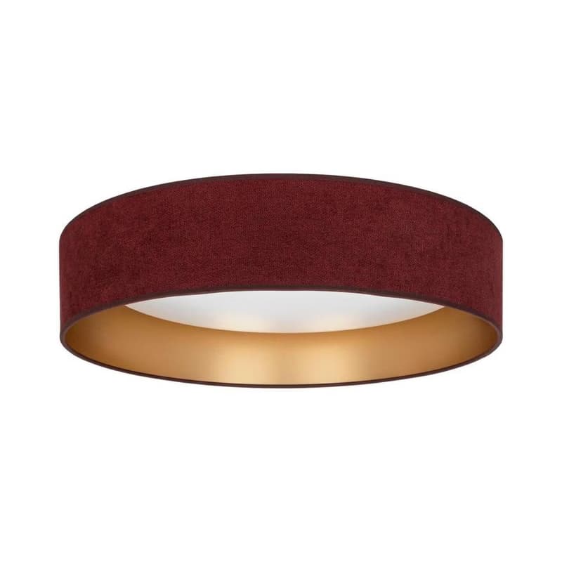 Brilagi-LED stmievateľné svietidlo VELVET SM. VARI 24W/230V 3000-6500K priemer 45 cm vínová/zlatá + diaľkové ovládanie 8590828055457
