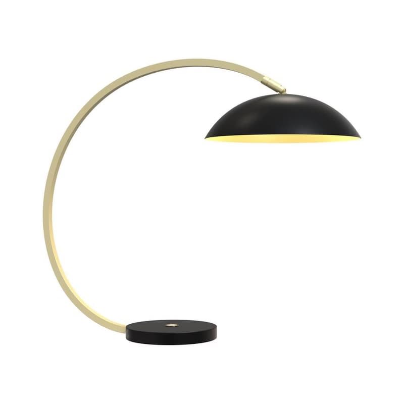 Wofi 8001-104- LED Dotyková stmievateľná lampa ROSCOFF LED/10,5W/230V čierna/zlatá 8001-104