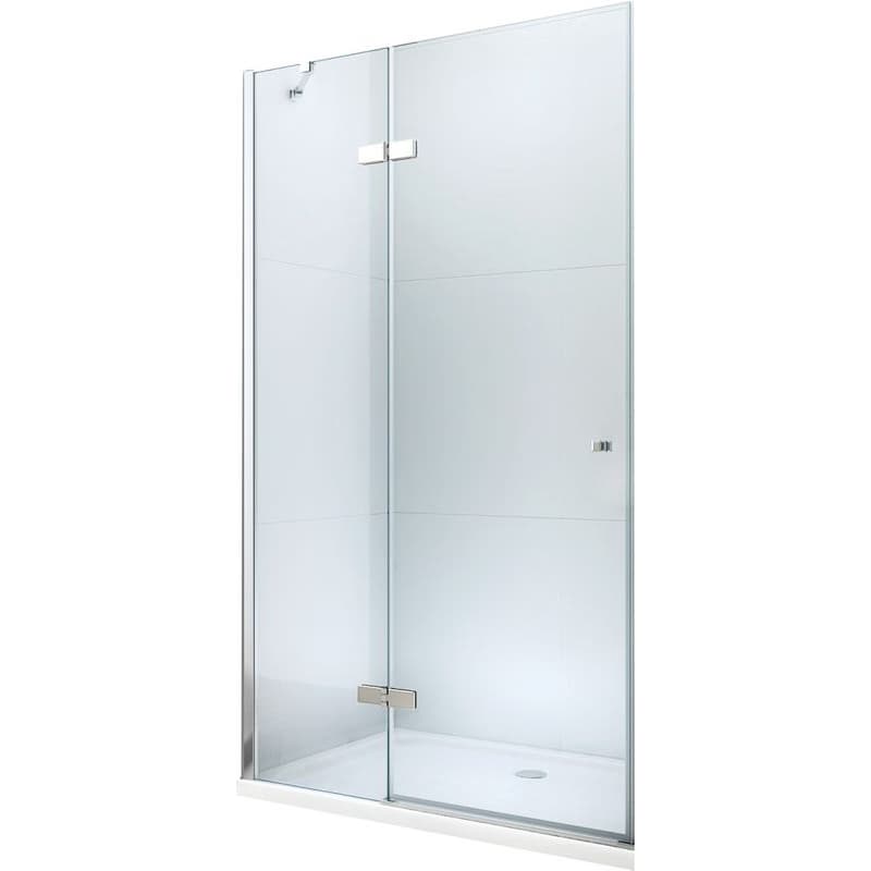 MEXEN - Roma Sprchové dvere Swing 110, transparent, chróm sa stenovým profilom 854-110-000-01-00