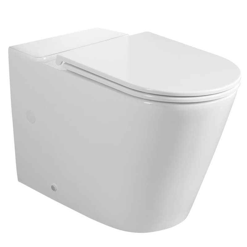 SAPHO - AVIS Vortex Rimless WC misa pre kombi, spodný/zadný odpad, biela PC106-111