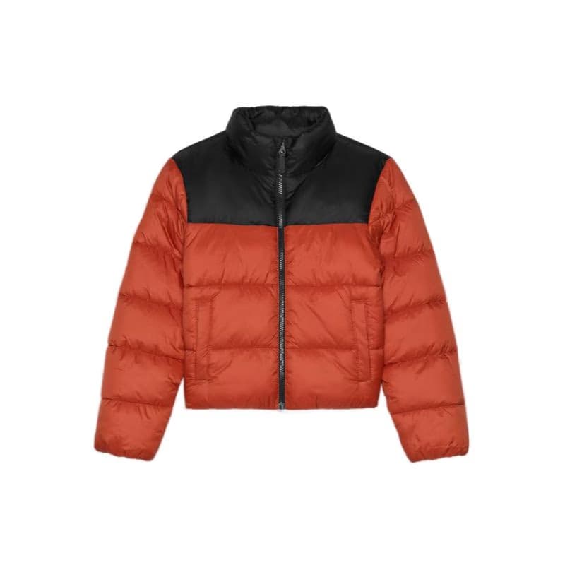 Chlapčenská bunda 4F JUNIOR DOWN JACKET-JWAW24TDJAM461-61S-DARK RED 5