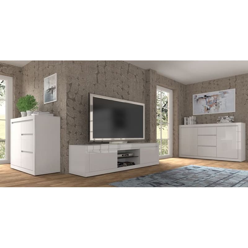 ArtBm Komoda BELLO BIANCO 3 4