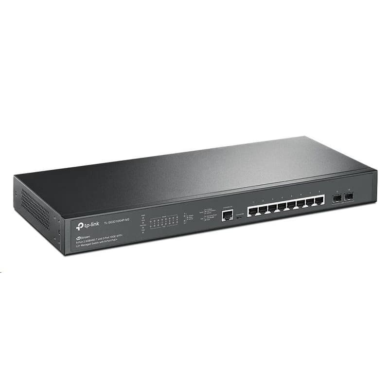 TP-Link OMADA JetStream switch TL-SG3210XHP-M2 (8x2, 5GbE, 2xSFP+, 8xPoE+, 2xConsole) 2