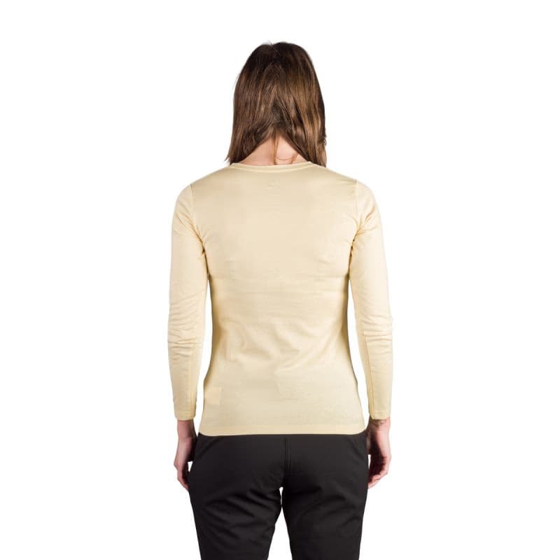 Dámske turistické tričko s dlhým rukávom NORTHFINDER HAILIE-529creamwhite 5