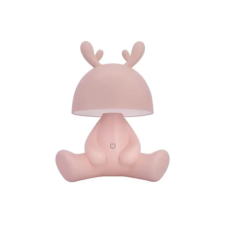 Stolová LED lampa RENI 66347 ružová LB1