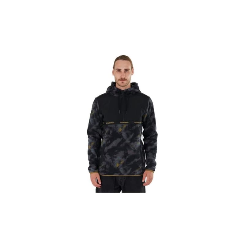 Pánska lyžiarska mikina s 1 2 zipsom FUNDANGO Exodus Hybrid Jacket-585-moor