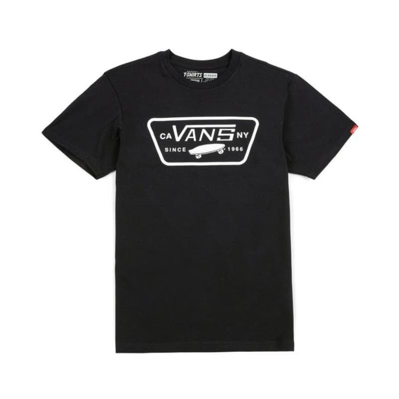 Pánske tričko s krátkym rukávom VANS MN FULL PATCH-BLACK-WHITE 2