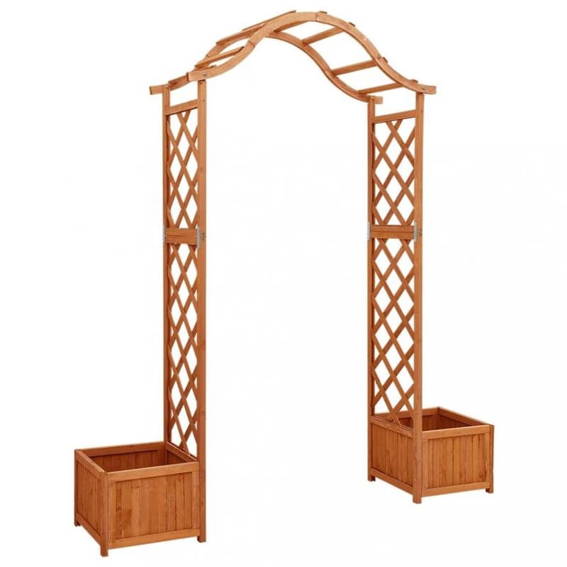 Záhradná pergola s hrantíkmi jedľa Dekorhome 2