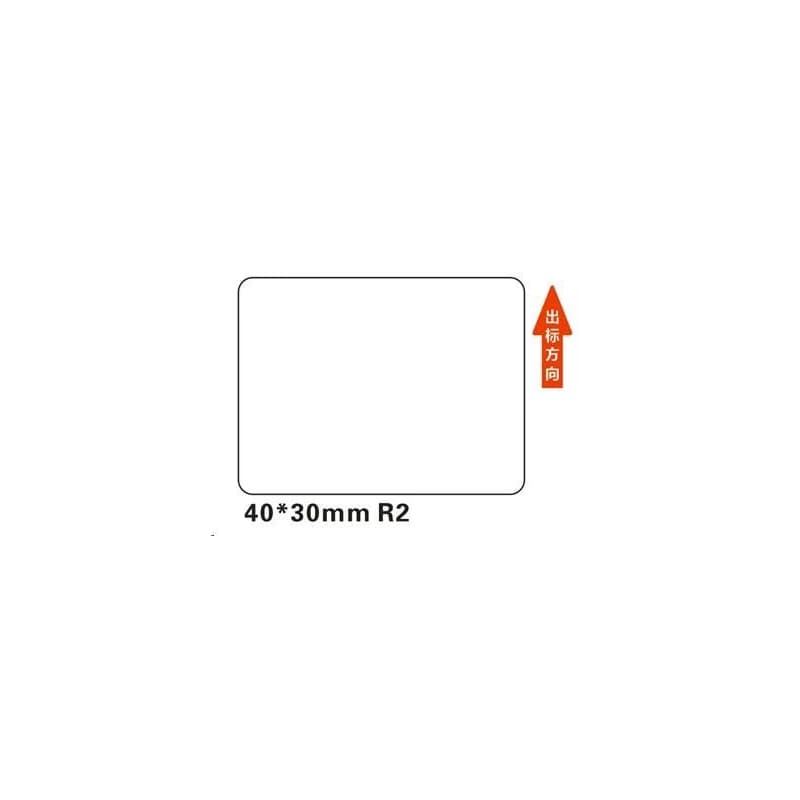 Niimbot štítky R 40x30mm 230ks White pre B21, B21S, B3S, B1