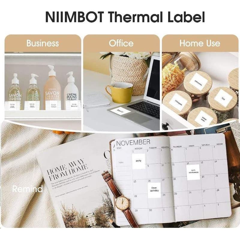 Niimbot štítky R 40x30mm 230ks White pre B21, B21S, B3S, B1 6