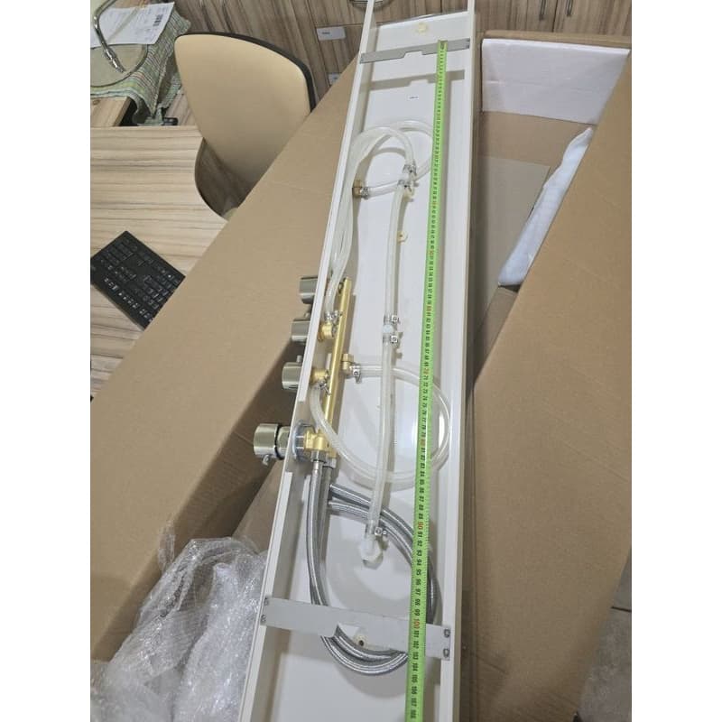 KERRA - Sprchový panel s hydromasážou Tore (biely) 5907548105509 6