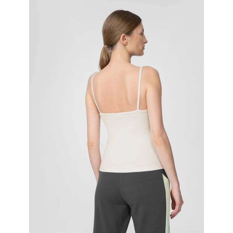 Dámske tielko 4F WOMENS T-SHIRT TSD058-12S-CREME 3