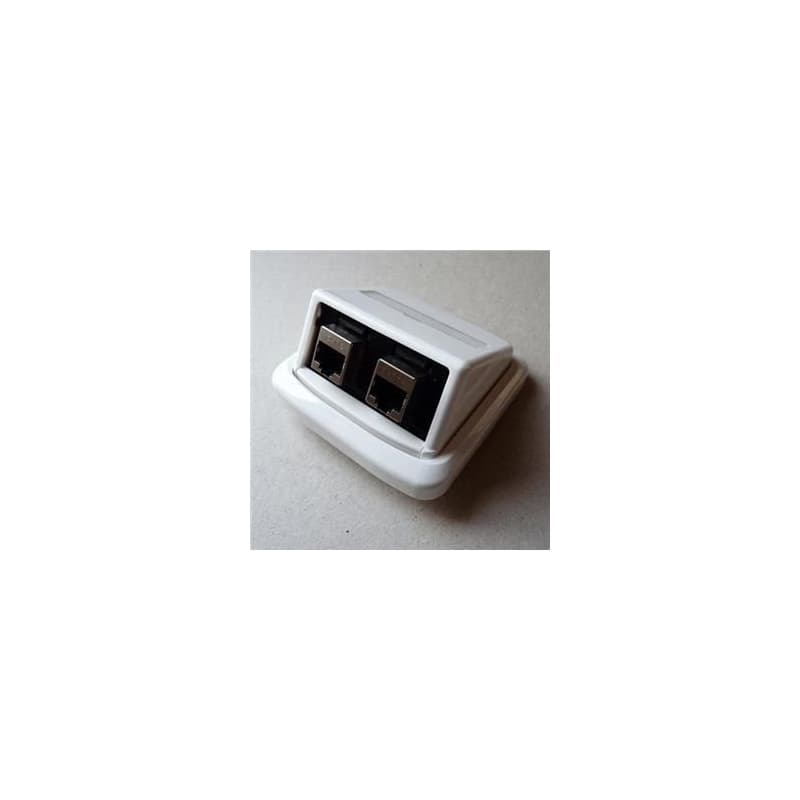 Dvojzásuvka ABB TANGO 2xRJ45 cat6 STP biela