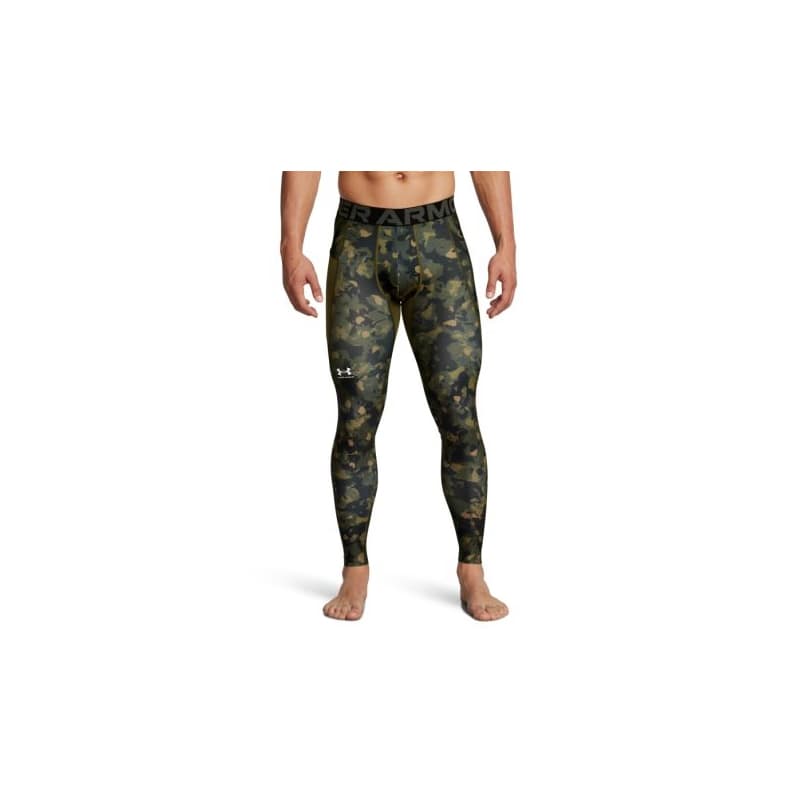 Pánske kompresné legíny UNDER ARMOUR UA HG Armour Prtd Lgs-GRN